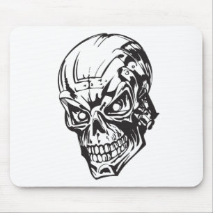 Human Skull 135 Mouse Pad