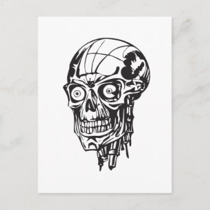 Human Skull 138 Postcard