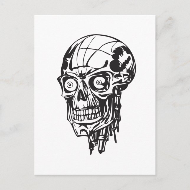 Human Skull 138 Postcard (Front)