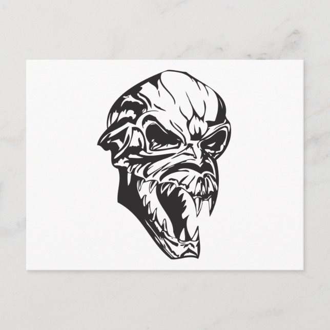 Human Skull 139 Postcard (Front)