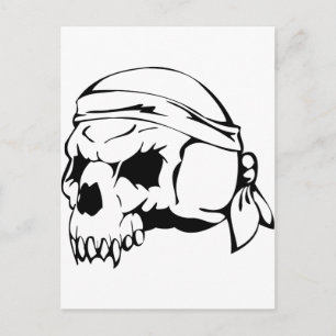 Human Skull 152 Postcard