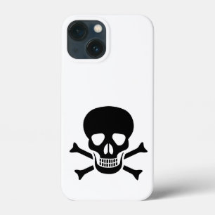 Human skull iPhone 13 mini case