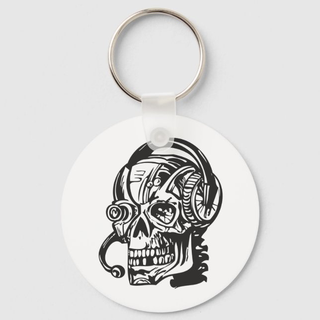 Human Skull Key Ring (Front)