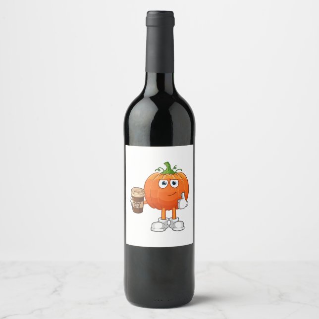 Human Spice Latte Wine Label (Front)