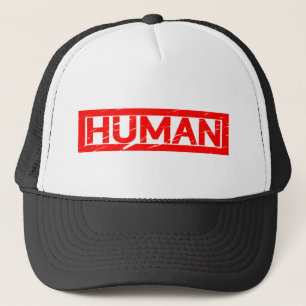 Human Stamp Trucker Hat