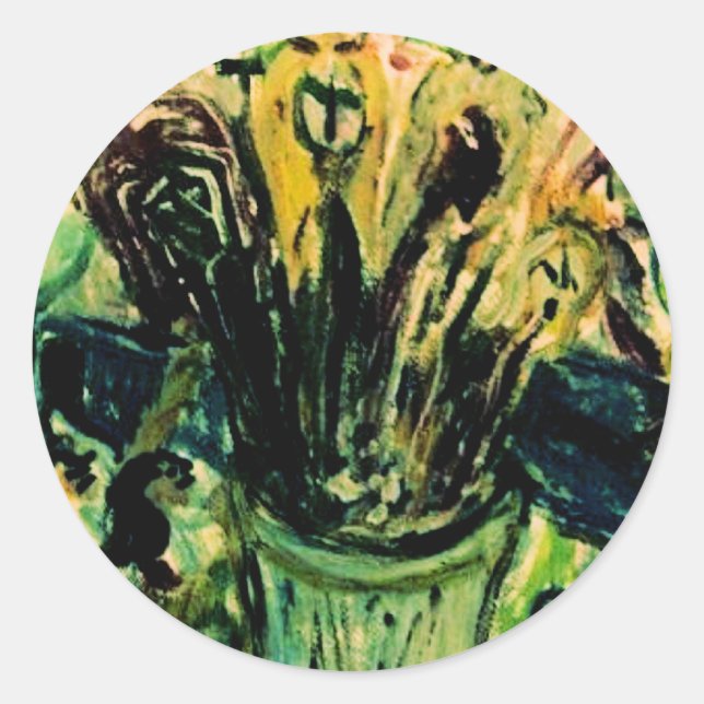 HUMAN STILL LIFE CLASSIC ROUND STICKER (Front)