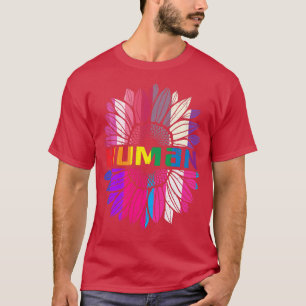HUMAN Sunflower LGBT Flag Gay Pride Month Proud LG T-Shirt