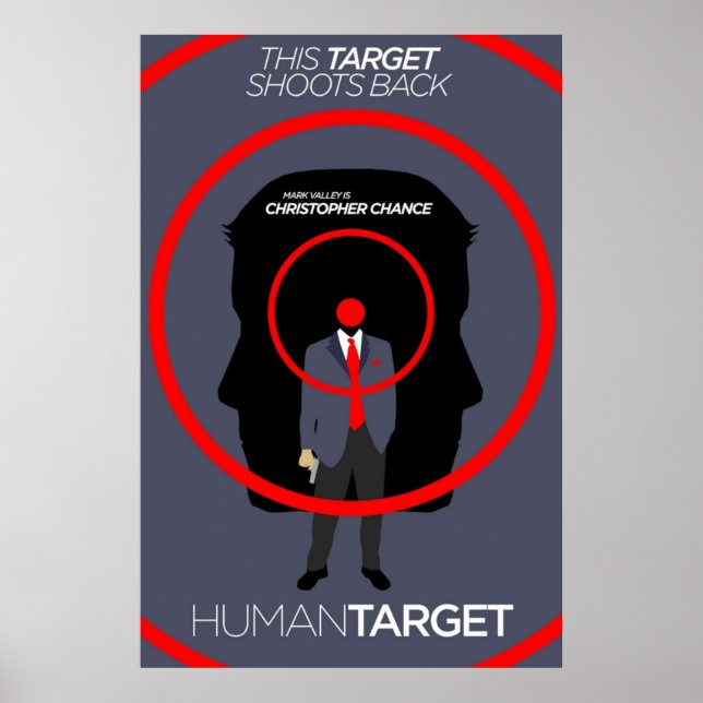 Human Target  Christopher Chance TVComic Minimalis Poster (Front)
