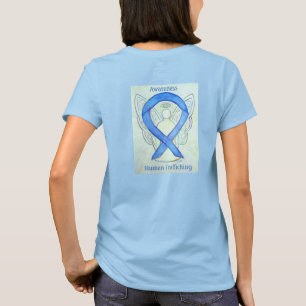 Human Trafficking Awareness Ribbon Angel Shirts