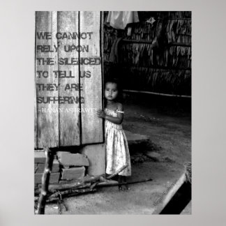 Human Trafficking: Silenced Poster