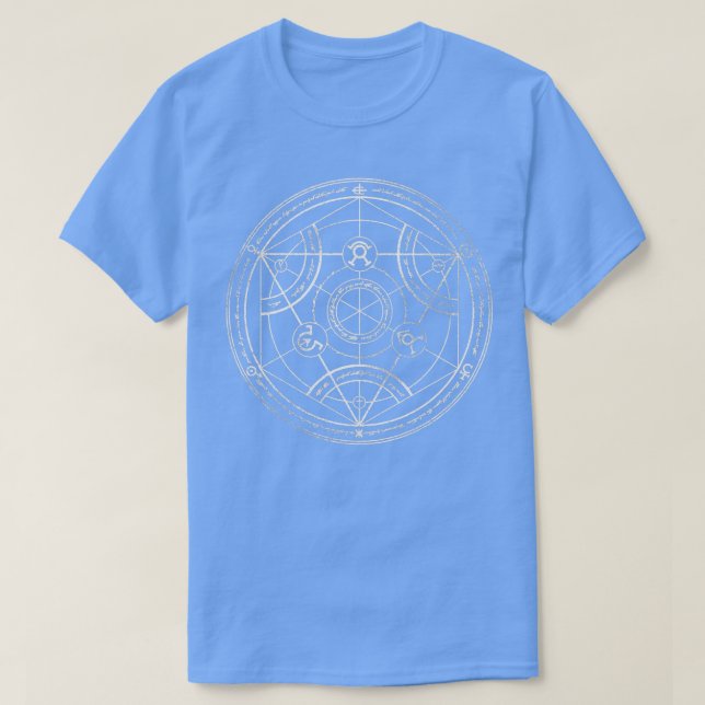 Human transmutation circle chalk 1 T-Shirt (Design Front)