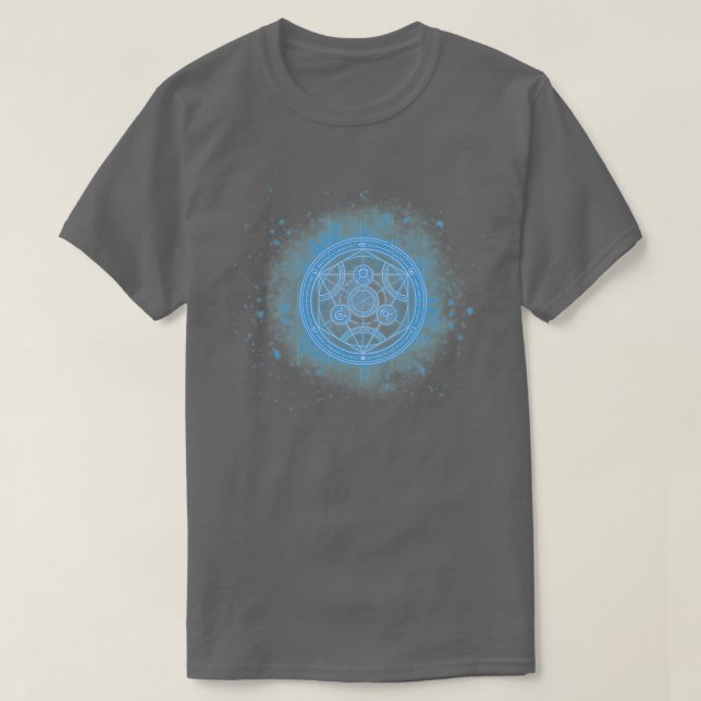 Human transmutation circle Fullmetal Alchemist T-Shirt (Design Front)