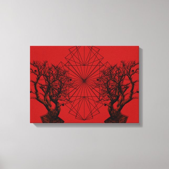 human tree canvas print (Front)