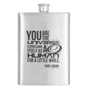 Human Universe Hip Flask