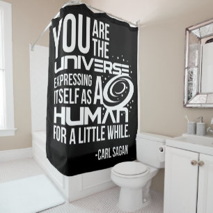 Human Universe Shower Curtain