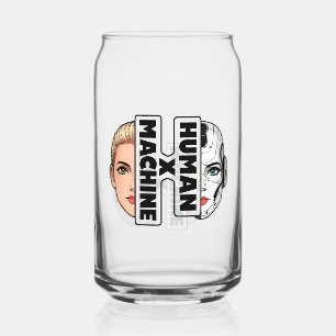 HUMAN x MACHINE Can Glass