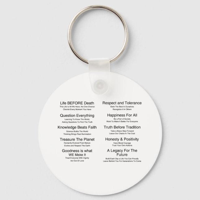 Humandments Key Ring (Front)