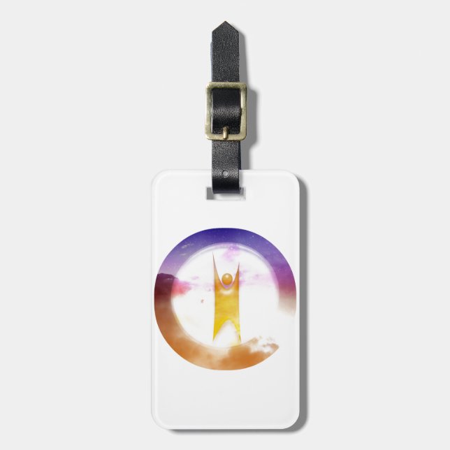 Humanism Symbol Luggage Tag (Front Vertical)