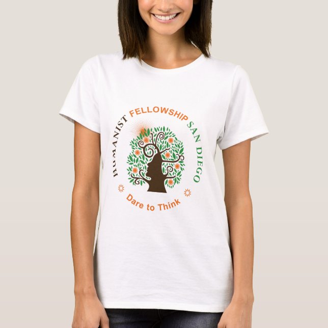 Humanist Fellowship of San Diego Logo T-Shirt (Front)