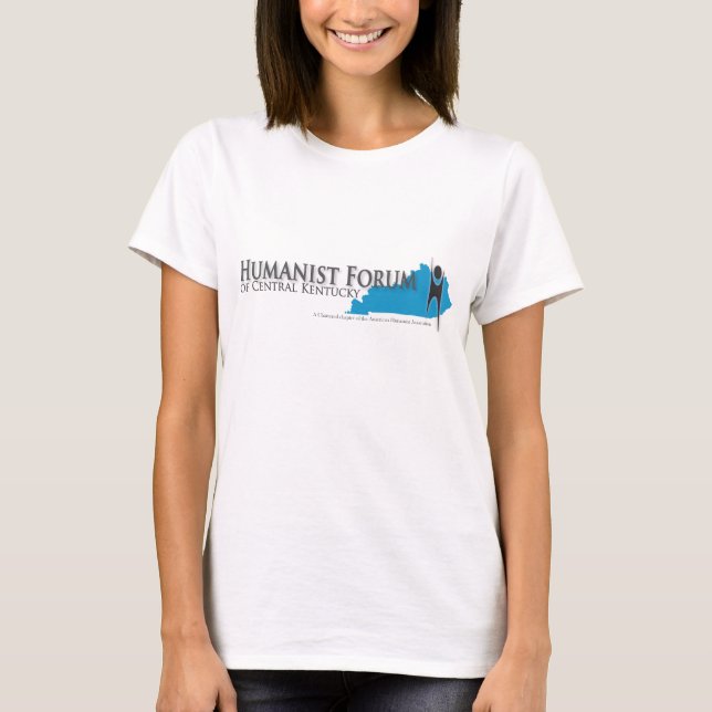Humanist Forum of Central KY Fitted Light T-shirt (Front)