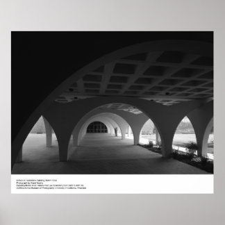 Humanities Building, March 1966 by Ansel Adams Poster