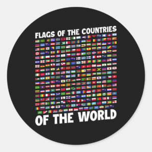 Humanity And Traveller Designs Men's Earth Day Fla Classic Round Sticker