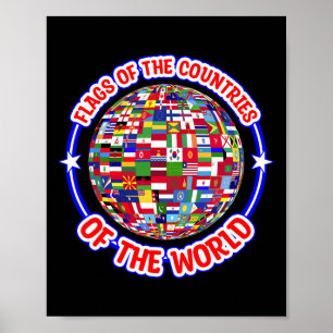 Humanity And Traveller Designs Men's Earth Day Fla Poster