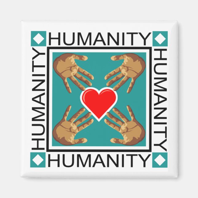 Humanity Stamp Magnet (Front)