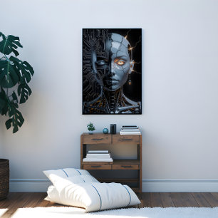 Humanoid Artificial Intelligence Canvas Print