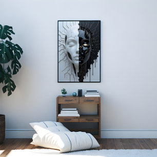 Humanoid Artificial Intelligence Canvas Print