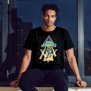Humans don't exist Alien Funny quote Graphic T-Shirt