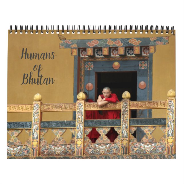 humans of bhutan calendar (Cover)