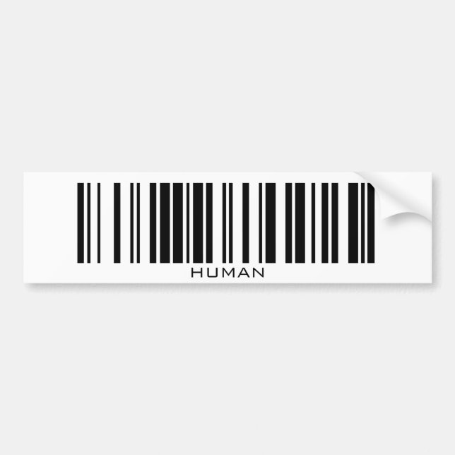 HUMANS RULE BUMPER STICKER (Front)
