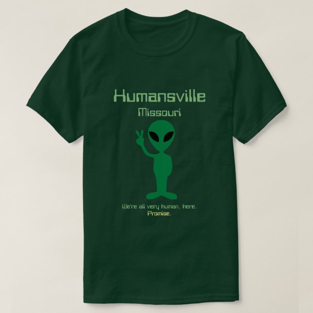 Humansville Missouri T-Shirt (Design Front)