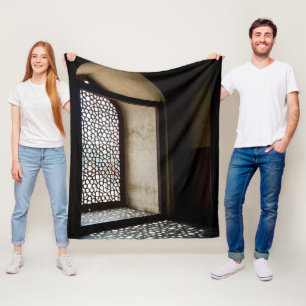 Humayun's Tomb in New Delhi Fleece Blanket
