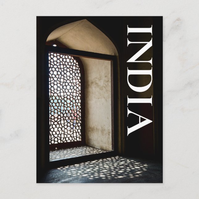 Humayun's Tomb in New Delhi Postcard (Front)