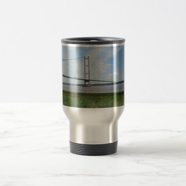 Humber Bridge Design Travel/Commuter Mug (Center)