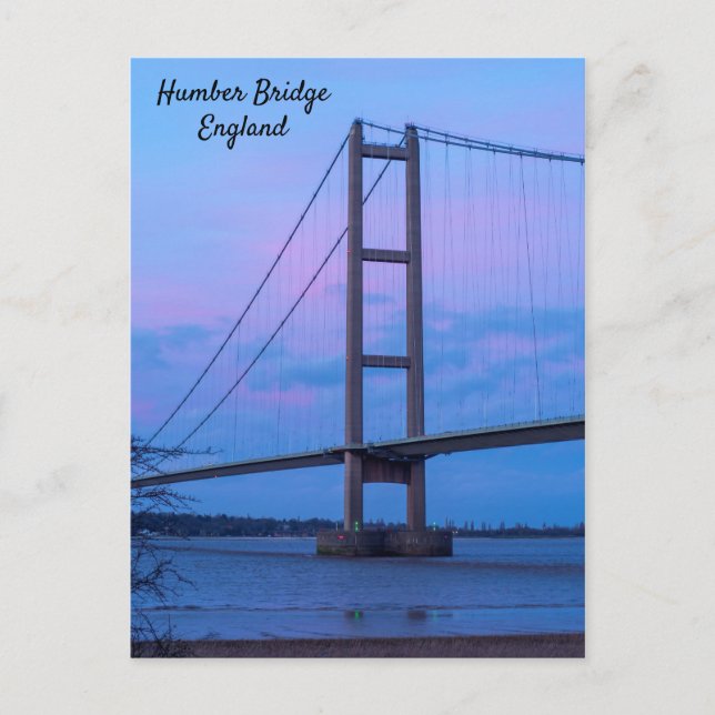 Humber Bridge England Postcard (Front)