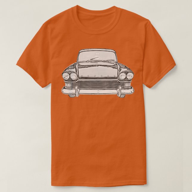 Humber Super Snipe 1960s British classic monochrom T-Shirt (Design Front)