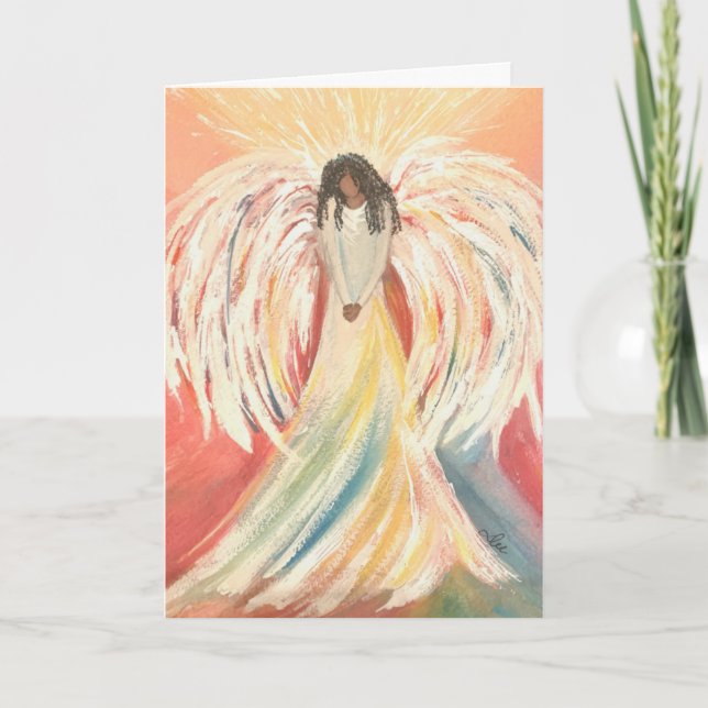 Humble Angel, 5" x 7" Folded Greeting Card (Front)