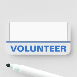 Humble, Basic "VOLUNTEER" Name Tag