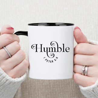 Humble Bible Verse Christian Coffee Mug