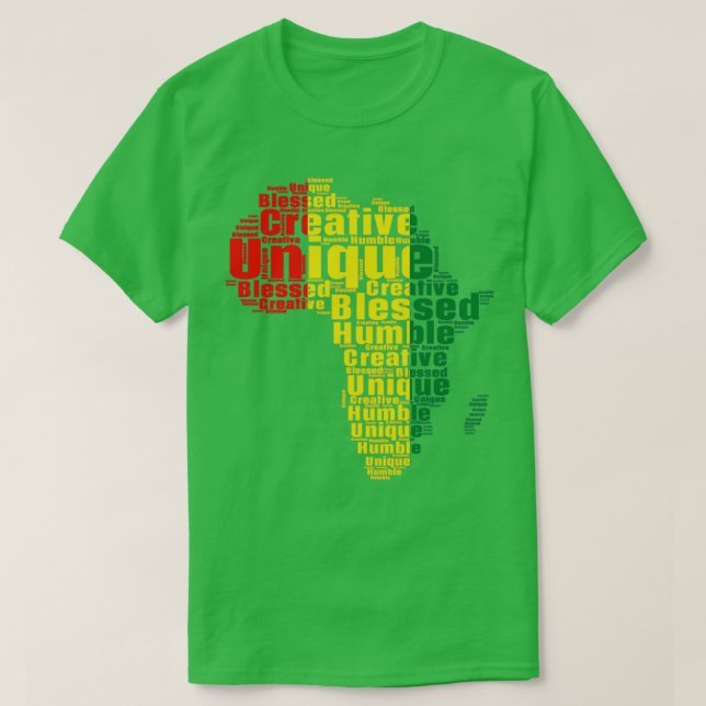 Humble Blessed Creative Unique Black History and C T-Shirt (Design Front)