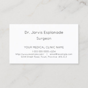 Humble, Conservative & Dapper Business Card