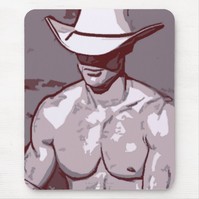 Humble Cowboy Mouse Pad (Front)
