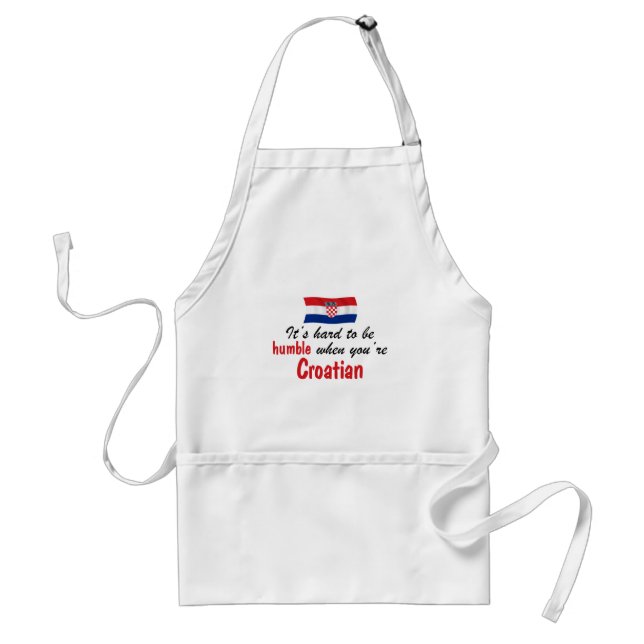 Humble Croatian Standard Apron (Front)