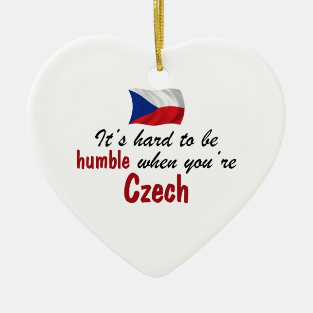 Humble Czech Ceramic Tree Decoration (Front)