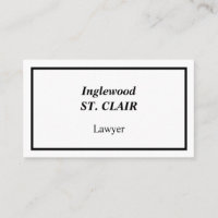 Humble, Law Professional Business Card