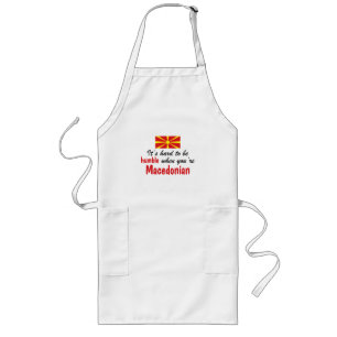 Humble Macedonian Long Apron