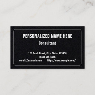 Humble, Professional Business Card